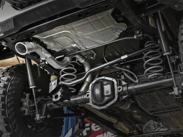 aFe MACH Force-Xp Axle-Back Exhaust System w/Polished Tip 18-20 Jeep Wrangler L4-2.0T / V6-3.6L - 49-48070-1P thumbnail 8