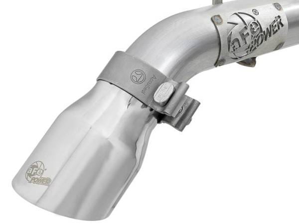 aFe MACH Force-Xp Axle-Back Exhaust System w/Polished Tip 18-20 Jeep Wrangler L4-2.0T / V6-3.6L - 49-48070-1P thumbnail 9