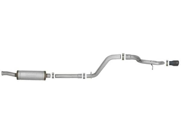 aFe MACH Force-Xp Axle-Back Hi-Tuck Exhaust System w/Black Tip 18-19 Jeep Wrangler (JL) V6 3.6L - 49-48075-B thumbnail 5