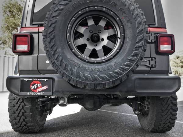 aFe MACH Force-Xp 2.5in Catback High-Tuck Exhaust 18-21 Jeep Wrangler (JL)3.6L 4-Door - Polished Tip - 49-48065-1P thumbnail 2