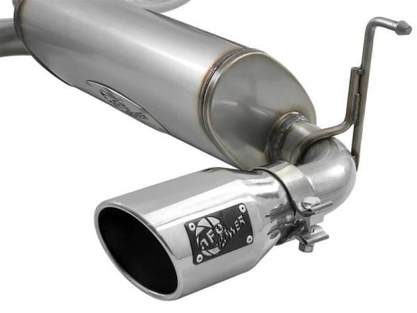 aFe Rebel Series 2.5in 409 SS Cat-Back Exhaust w/ Polished Tips 2018+ Jeep Wrangler (JL) V6 3.6L - 49-48066-P thumbnail 8