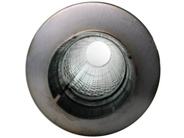 aFe MACHForce XP Exhausts Mufflers SS-409 EXH Muffler 4 ID In/Out 8 Dia - 49-91002 thumbnail 2