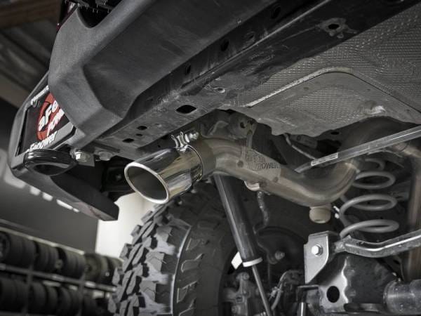 aFe MACH Force-Xp 2.5in 409SS Axle-Back Hi-Tuck Exh Sys w/ Pol Tip 18-20 Jeep Wrangler (JL) V6 3.6L - 49-48075-P thumbnail 4