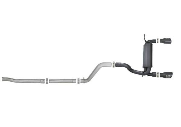 aFe Rebel Series 2.5in 409 SS Cat-Back Exhaust w/ Black Tips 18-19 Jeep Wrangler (JL) V6 3.6L - 49-48076-B thumbnail 6