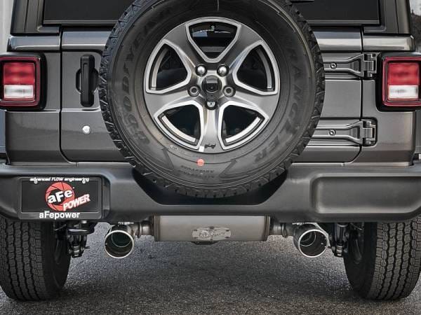 aFe Rebel Series 2.5in 409 SS Cat-Back Exhaust w/ Polished Tips 18-19 Jeep Wrangler (JL) V6 3.6L - 49-48076-P thumbnail 3