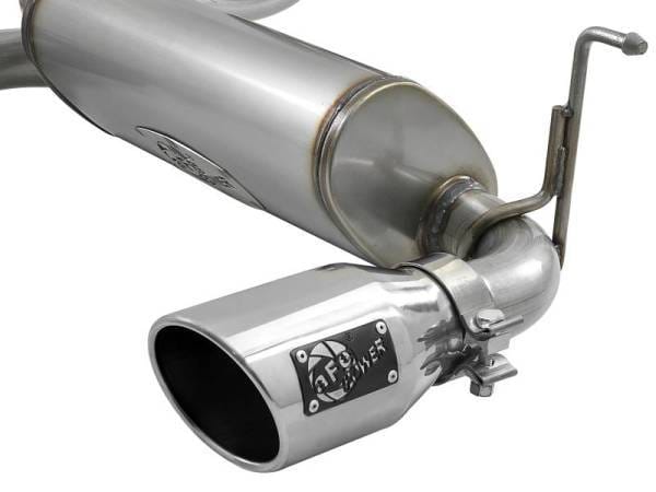 aFe Rebel Series 2.5in 409 SS Cat-Back Exhaust w/ Polished Tips 18-19 Jeep Wrangler (JL) V6 3.6L - 49-48076-P thumbnail 5