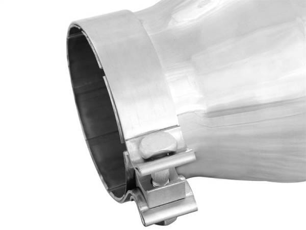 aFe Diesel Exhaust Tip Bolt On Polished 4in Inlet x 6in Outlet x 12in Length - 49T40604-P12 thumbnail 2