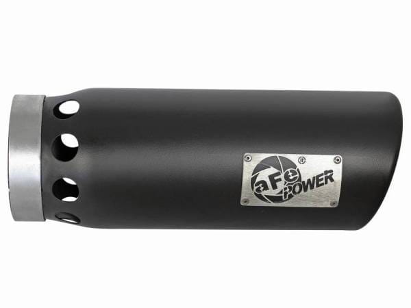 aFe MACHForce XP Cat-Back SS-304 5in Interooled Exhaust Tip 5in In x 6in Outx16inL Bolt-On Right Blk - 49T50601-B161 thumbnail 3