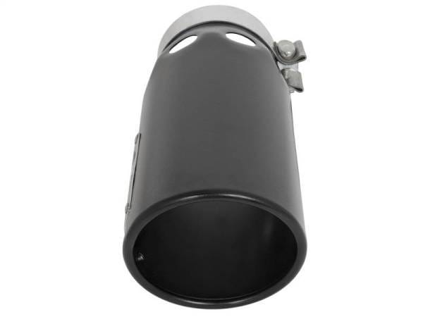 aFe Power Intercooled Tip Stainless Steel - Black 4in In x 5in Out x 12in L Bolt-On - 49T40501-B121 thumbnail 4