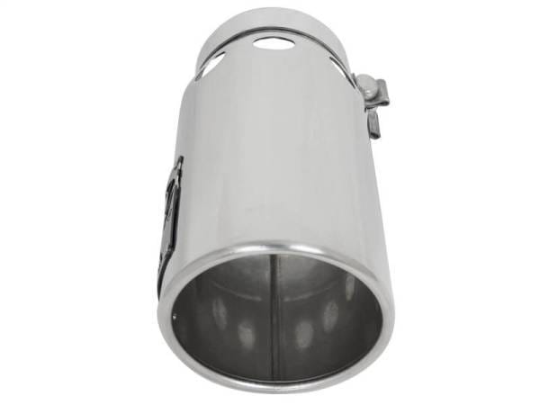 aFe Power Intercooled Tip Stainless Steel - Polished 4in In x 5in Out x 12in L Bolt-On - 49T40501-P121 thumbnail 2