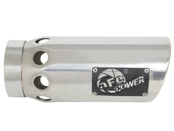 aFe Power Intercooled Tip Stainless Steel - Polished 4in In x 5in Out x 12in L Bolt-On - 49T40501-P121 thumbnail 3