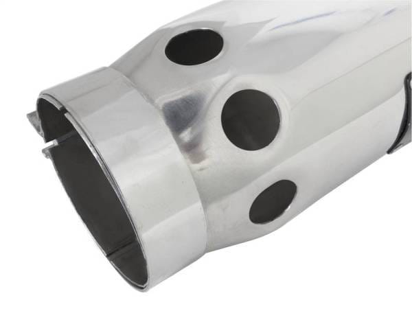 aFe Power Intercooled Tip Stainless Steel - Polished 4in In x 5in Out x 12in L Bolt-On - 49T40501-P121 thumbnail 4