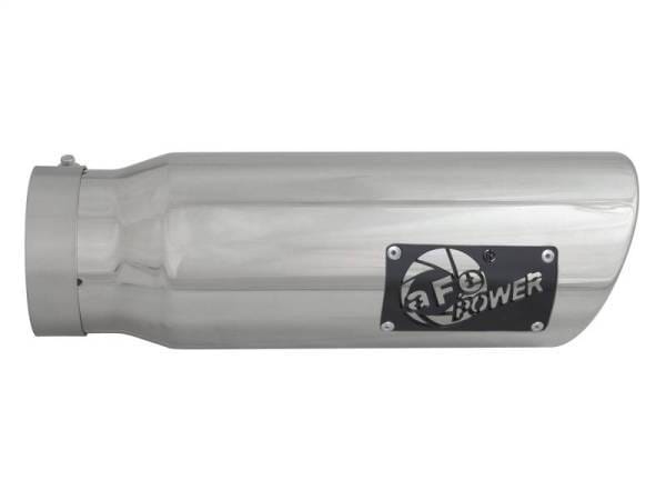 aFe Diesel Exhaust Tip Bolt On Polished 4in Inlex x 5in Outlet x 15in - 49T40501-P15 thumbnail 2
