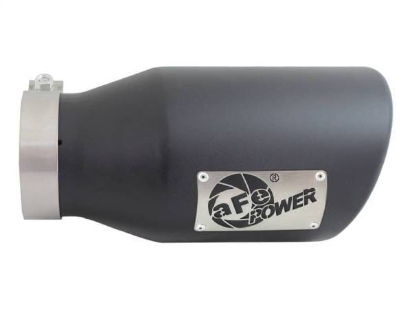 aFe Diesel Exhaust Tip Bolt On Black 4in Inlex x 6in Outlet x 12in - 49T40601-B12 thumbnail 2