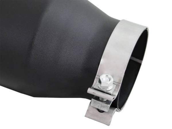 aFe Diesel Exhaust Tip Bolt On Black 4in Inlex x 6in Outlet x 12in - 49T40601-B12 thumbnail 4