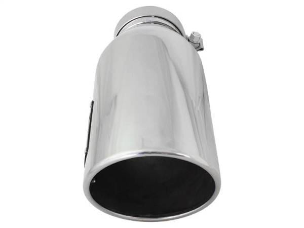 aFe Diesel Exhaust Tip Bolt On Polished 4in Inlet x 6in Outlet x 15in Long - 49T40601-P15 thumbnail 2