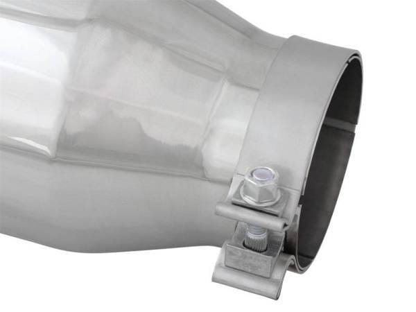 aFe Diesel Exhaust Tip Bolt On Polished 4in Inlet x 6in Outlet x 15in Long - 49T40601-P15 thumbnail 3