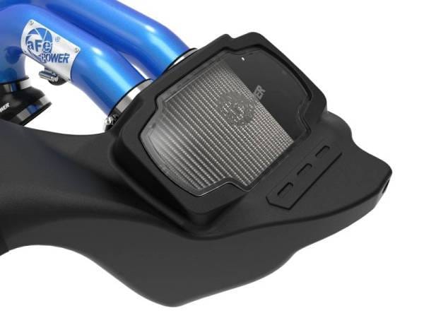 aFe 21-22 Ford F-150 Raptor V6-3.5L(tt) Momentum XP Cold Air Intake System Blue w/ Pro Dry S Filter - 50-30072DL thumbnail 2