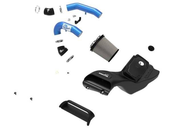 aFe 21-22 Ford F-150 Raptor V6-3.5L(tt) Momentum XP Cold Air Intake System Blue w/ Pro Dry S Filter - 50-30072DL thumbnail 4