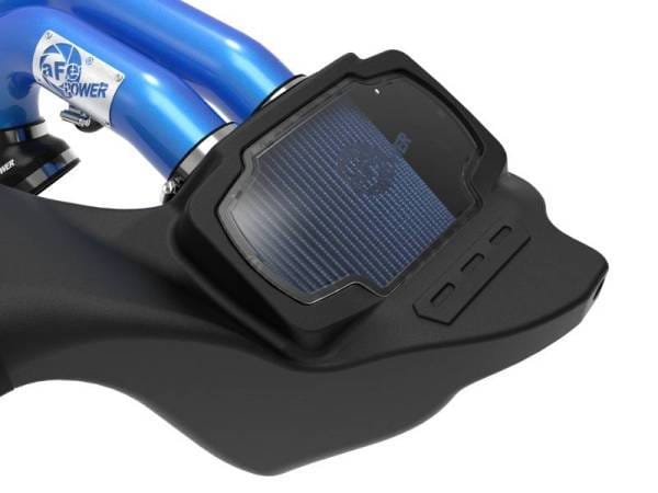 aFe 21-22 Ford F-150 Raptor V6-3.5L(tt) Momentum XP Cold Air Intake System - Blue w/ Pro 5R Filter - 50-30072RL thumbnail 2