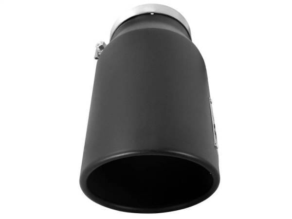 aFe POWER MACH Force-Xp 5in 304 Stainless Steel Exhaust Tip 5In x 7Out x15Lin Bolt-On Right-Blk - 49t50702-b15 thumbnail 3