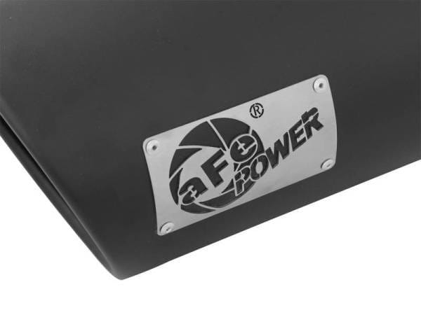 aFe POWER MACH Force-Xp 5in 304 Stainless Steel Exhaust Tip 5In x 7Out x15Lin Bolt-On Right-Blk - 49t50702-b15 thumbnail 5