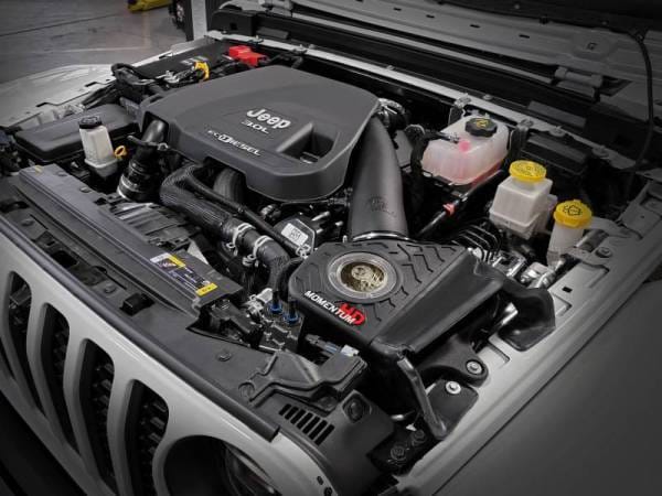 aFe 20-21 Jeep Wrangler (JL) V6-3.0L (td) Momentum HD Cold Air Intake System w/ Pro GUARD 7 Media - 50-70062G thumbnail 2