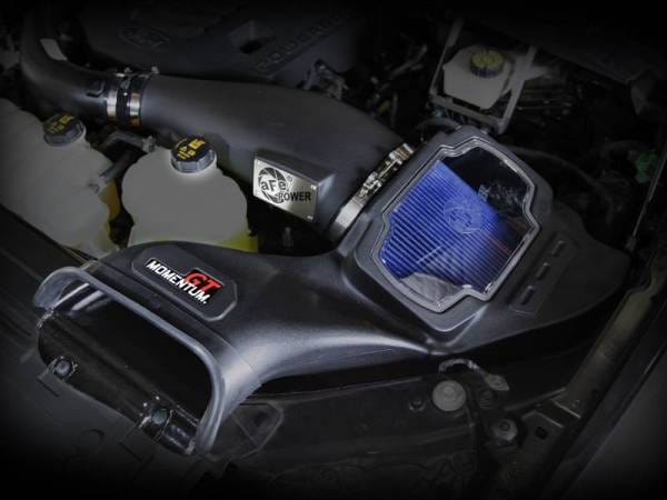 aFe Momentum GT Pro 5R Cold Air Intake System 2021-2022 Ford F-150 V6-3.5L (tt) PowerBoost - 50-70099R thumbnail 2