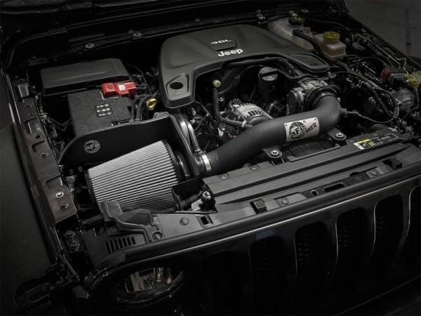 aFe Magnum FORCE Stage-2 XP Pro DRY S Cold Air Intake System 2018+ Jeep Wrangler (JL) V6 3.6L - 51-13002-B thumbnail 2