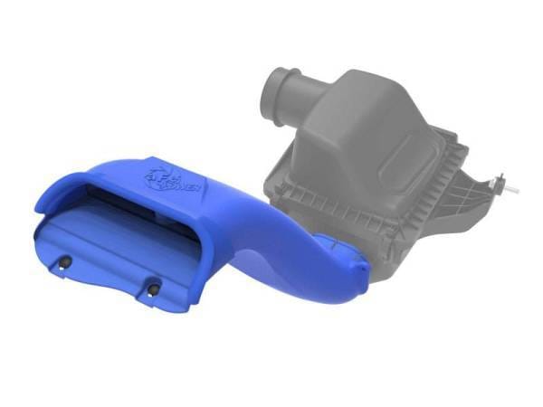 aFe Rapid Induction Dynamic Air Scoop 2021+ Ford F-150V6/V8 - Blue - 52-10010SL thumbnail 2