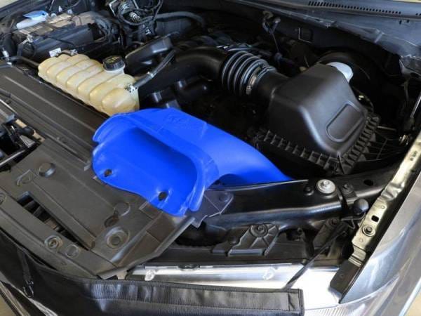 aFe Rapid Induction Dynamic Air Scoop 2021+ Ford F-150V6/V8 - Blue - 52-10010SL thumbnail 3