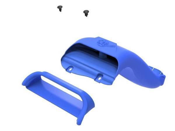 aFe Rapid Induction Dynamic Air Scoop 2021+ Ford F-150V6/V8 - Blue - 52-10010SL thumbnail 6