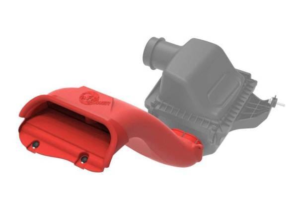 aFe Rapid Induction Dynamic Air Scoop 2021+ Ford F-150V6/V8 - Red - 52-10010SR thumbnail 2