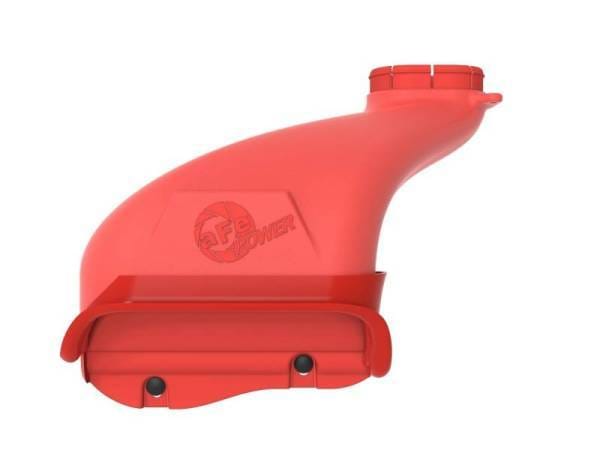 aFe Rapid Induction Dynamic Air Scoop 2021+ Ford F-150V6/V8 - Red - 52-10010SR thumbnail 4