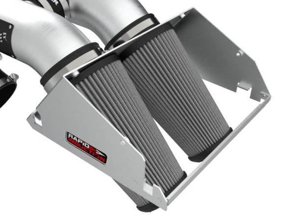 aFe Rapid Induction Cold Air Intake Brushed w/Pro DRY S Filter 21-22 Ford F-150 Raptor V6-3.5L (tt) - 52-10015DH thumbnail 2