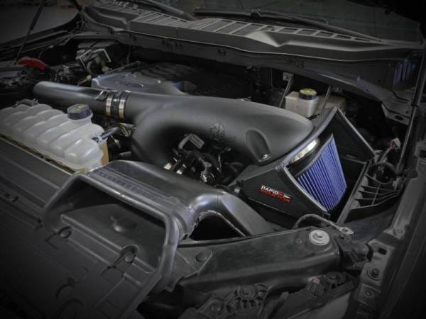 aFe Rapid Induction Cold Air Intake System w/Pro 5R Filter 2021+ Ford F-150 V6-3.5L (tt) - 52-10010R thumbnail 2