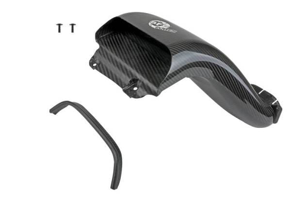 aFe Quantum Cold Air Intake System Scoop 18-20 Ford F150 EcoBoost V6-3.5L/2.7L - Carbon Fiber - 53-10008SC thumbnail 3