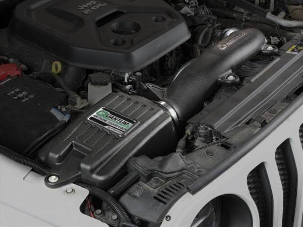 aFe Quantum Pro DRY S Cold Air Intake System 18-20 Jeep Wrangler JL L4-2.0L (t) - 53-10019D thumbnail 2