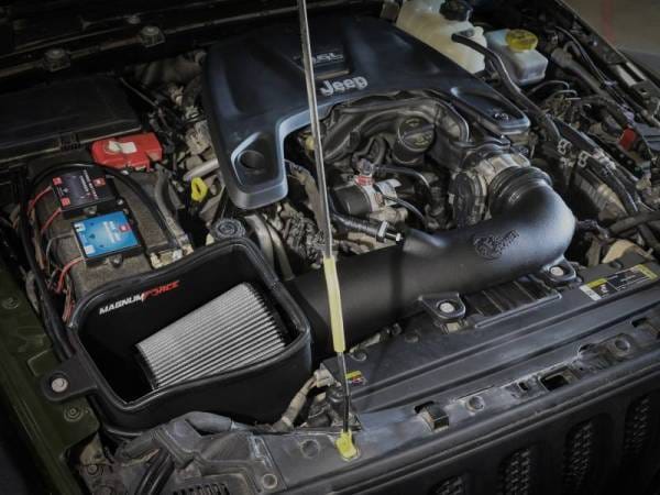 aFe Magnum FORCE Stage-2 Pro Dry S Cold Air Intake System Jeep Wrangler (JL) 18-23 V6-3.6L - 54-13078D thumbnail 2