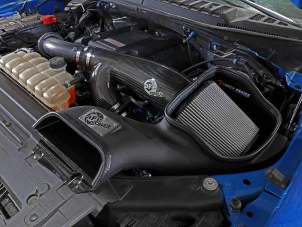 aFe 17-20 Ford F-150/Raptor Track Series Carbon Fiber Cold Air Intake System With Pro DRY S Filters - 57-10010D thumbnail 4