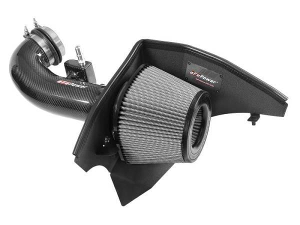 aFe 19-21 GM Trucks 5.3L/6.2L Track Series Carbon Fiber Cold Air Intake System W/ Pro Dry S Filters - 57-10015D thumbnail 2