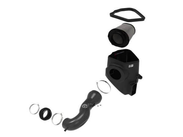 aFe 19-21 GM Trucks 5.3L/6.2L Track Series Carbon Fiber Cold Air Intake System W/ Pro Dry S Filters - 57-10015D thumbnail 5