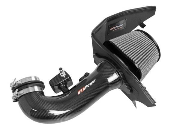 aFe 19-21 GM Trucks 5.3L/6.2L Track Series Carbon Fiber Cold Air Intake System W/ Pro Dry S Filters - 57-10015D thumbnail 11