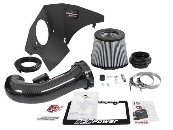 aFe 19-21 GM Trucks 5.3L/6.2L Track Series Carbon Fiber Cold Air Intake System W/ Pro Dry S Filters - 57-10015D thumbnail 14