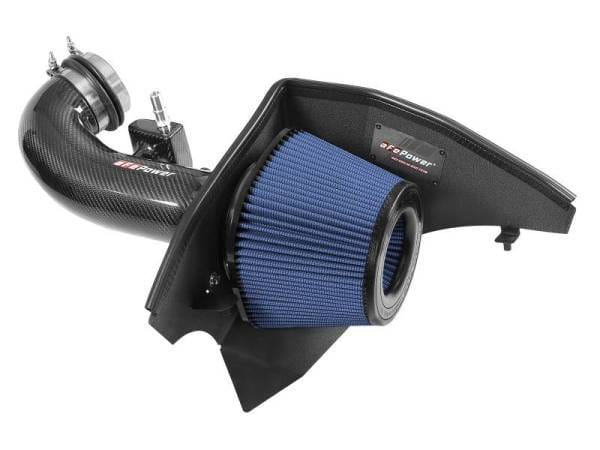 aFe 19-20 GM Trucks 5.3L/6.2L Track Series Carbon Fiber Cold Air Intake System With Pro 5R Filters - 57-10015R thumbnail 2