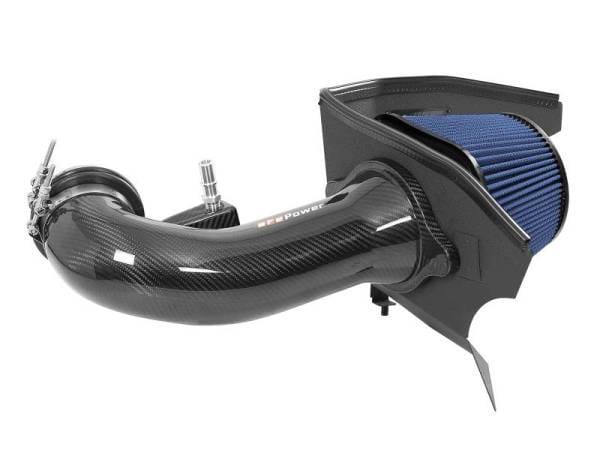 aFe 19-20 GM Trucks 5.3L/6.2L Track Series Carbon Fiber Cold Air Intake System With Pro 5R Filters - 57-10015R thumbnail 10