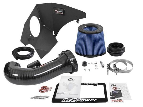 aFe 19-20 GM Trucks 5.3L/6.2L Track Series Carbon Fiber Cold Air Intake System With Pro 5R Filters - 57-10015R thumbnail 14