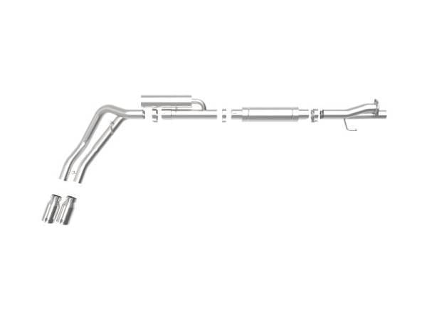aFe Rebel Series 3in 409 SS Cat-Back Exhaust w/ Polish Tips 17-20 Ford F-250 V8 6.2L - 49-43117-P thumbnail 7