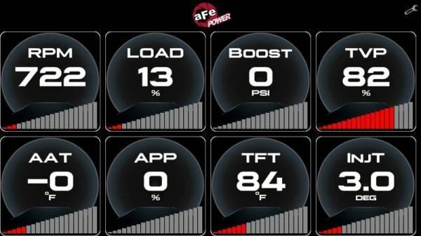 aFe AGD Advanced Gauge Display Digital 5.5in Monitor 08-18 Dodge/RAM/Ford/GM Diesel Trucks - 77-91001 thumbnail 12