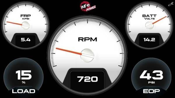 aFe AGD Advanced Gauge Display Digital 5.5in Monitor 08-18 Dodge/RAM/Ford/GM Diesel Trucks - 77-91001 thumbnail 14
